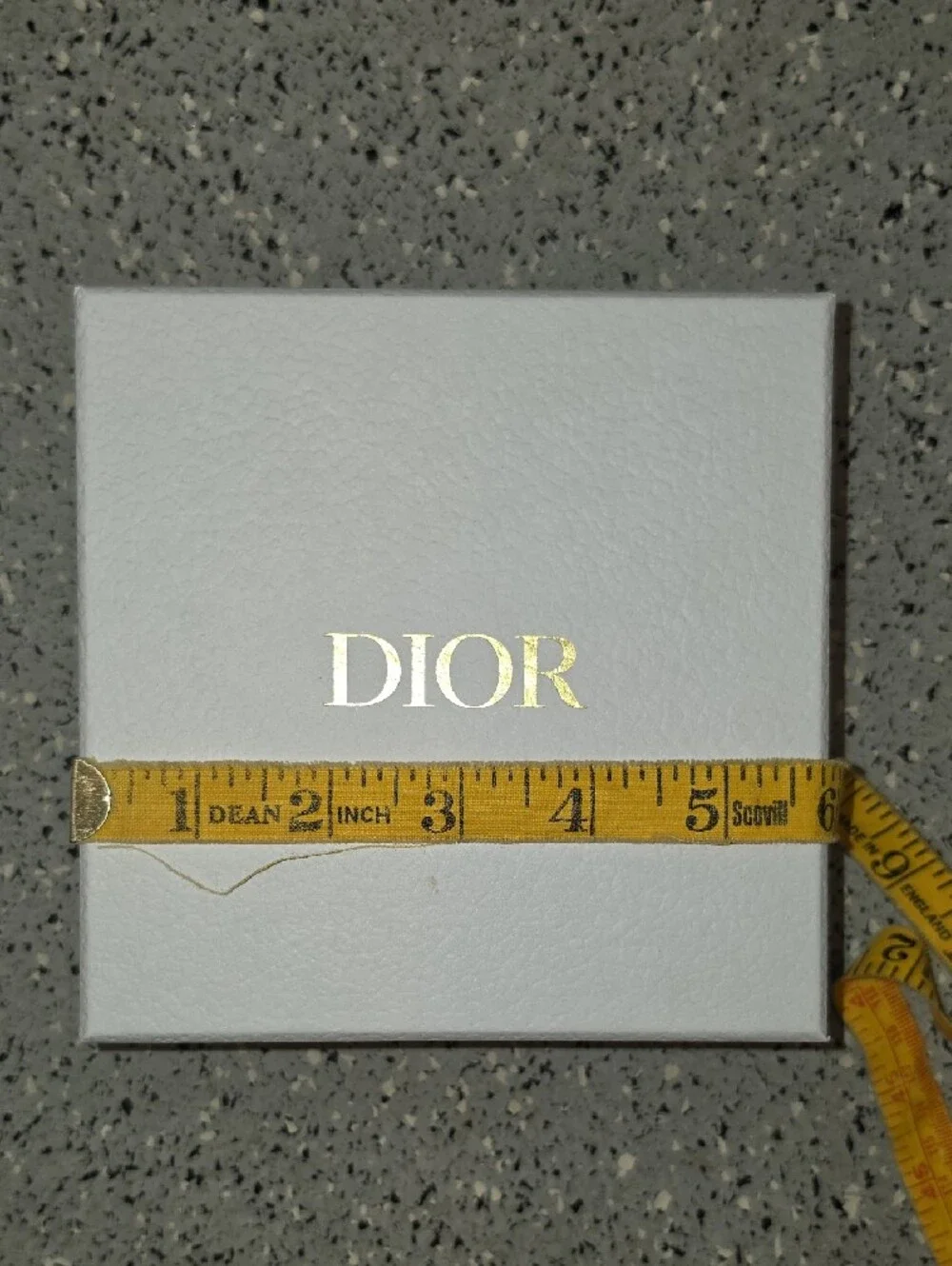 Dior white textured